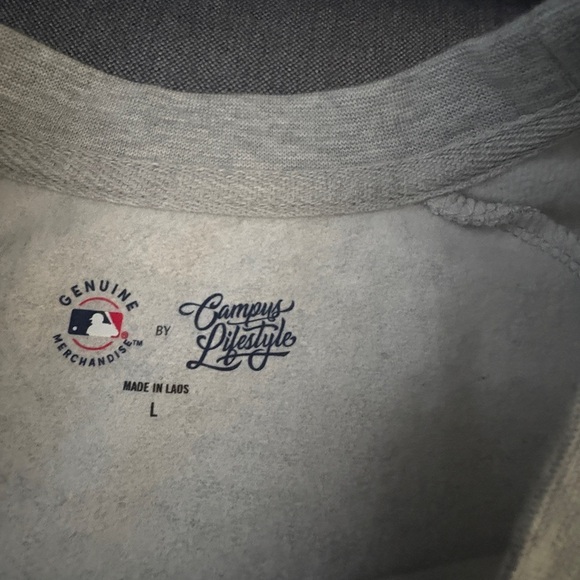 Atlanta Gray Crewneck Men's Sweater - Picture 5 of 9